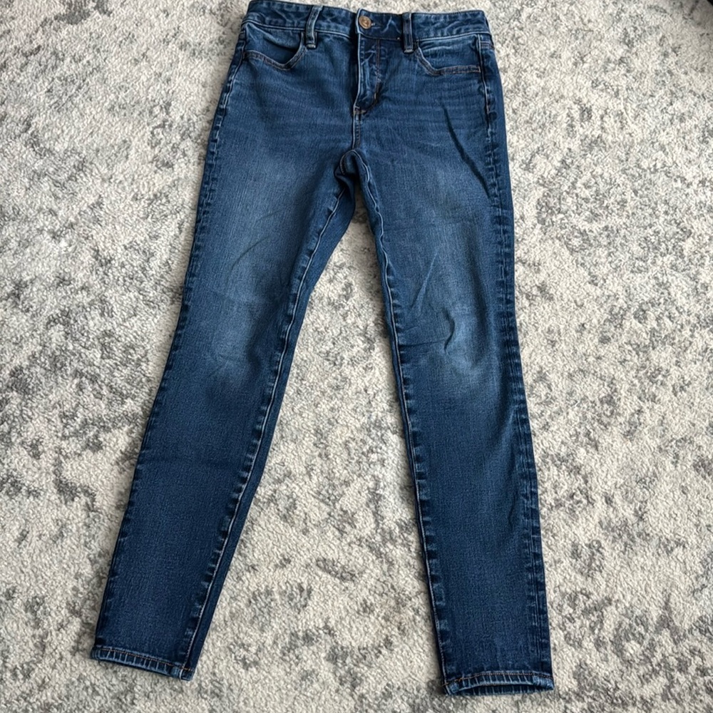 American Eagle Hi-Rise Jegging Dark Wash